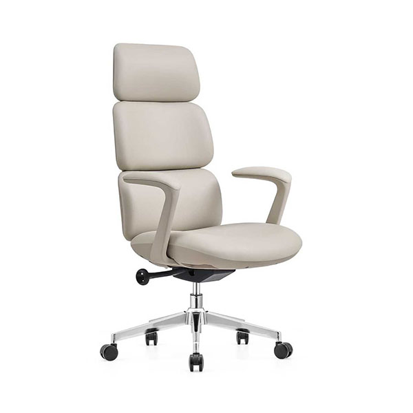 E009 Genuine Leather Ergonomic High Back Chairs