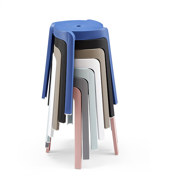 D007 Plastic Small Round Restaurant Chairs