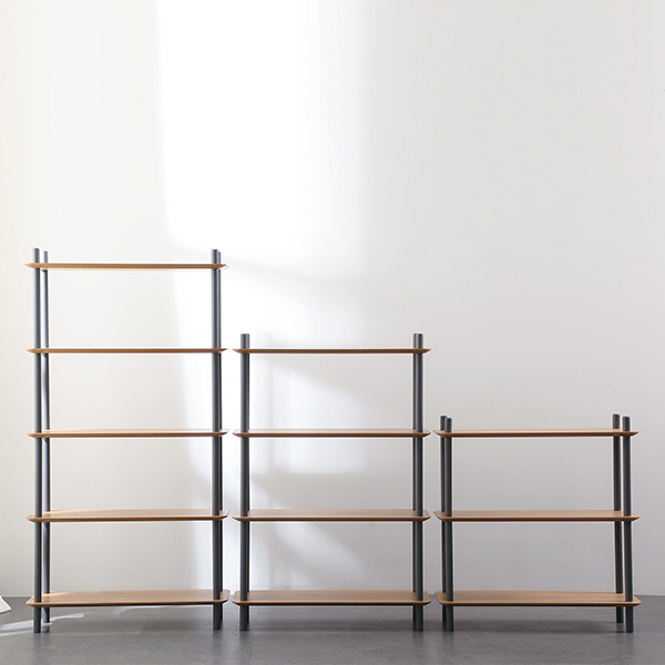 3 Sizes Combination Metal Frame Wooden Display Rack