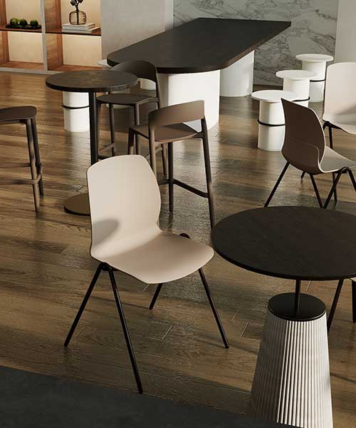 Steel and Polymer Series chair