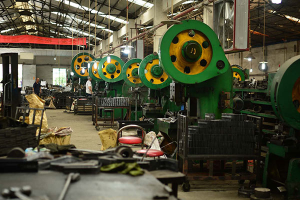 Manufacturing equipment and machinery at DRS Furnitures factory